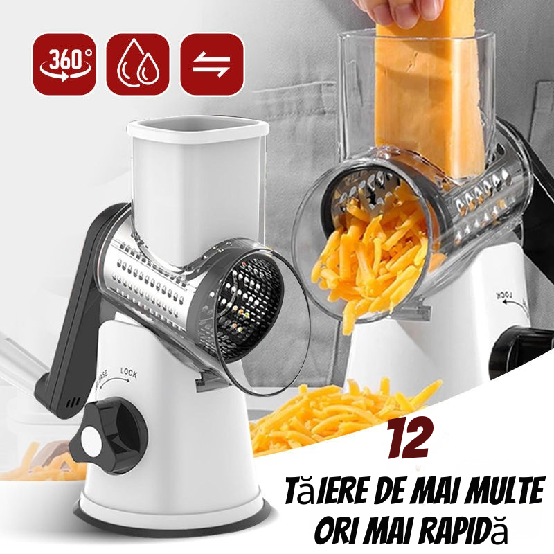 SpeedMill – Răzătoare și Tocător Manual Multifuncțional