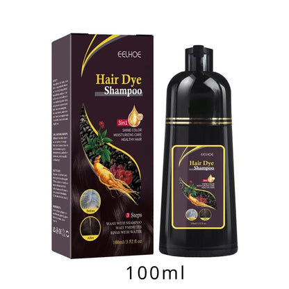Șampon Negru 3 în 1 – Culoare, Îngrijire și Strălucire Instantă